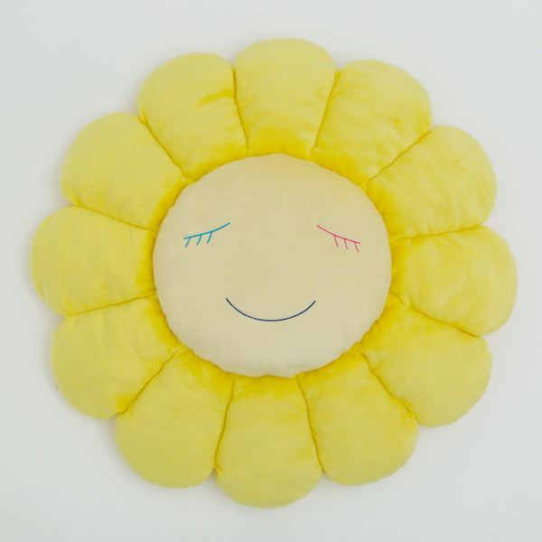 Takashi Murakami Official Merchandise – Flower Cushion in Rainbow & White  (1.5m)