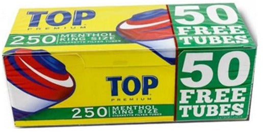 klar drøm At forurene Top Tubes 250 Menthol (5 Sleeves of 200ct) – Habib Cash & Carry