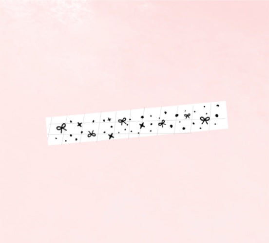 CLEAR Celestial Washi Tape // FB Overlay 1.9in Perforated