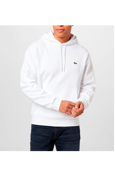 Lacoste Hoodie Organic White – Luxivo