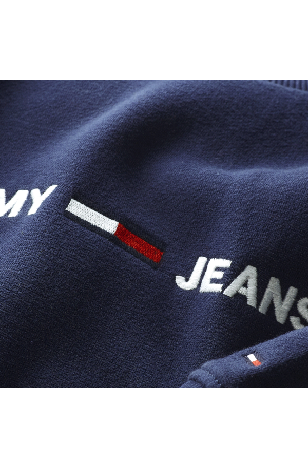 tommy jeans small logo crew