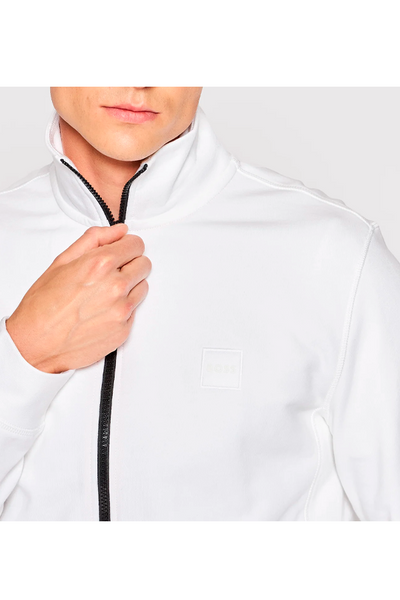 mundstykke pubertet eksekverbar Hugo Boss Zestart Track Zip Jacket White – Luxivo