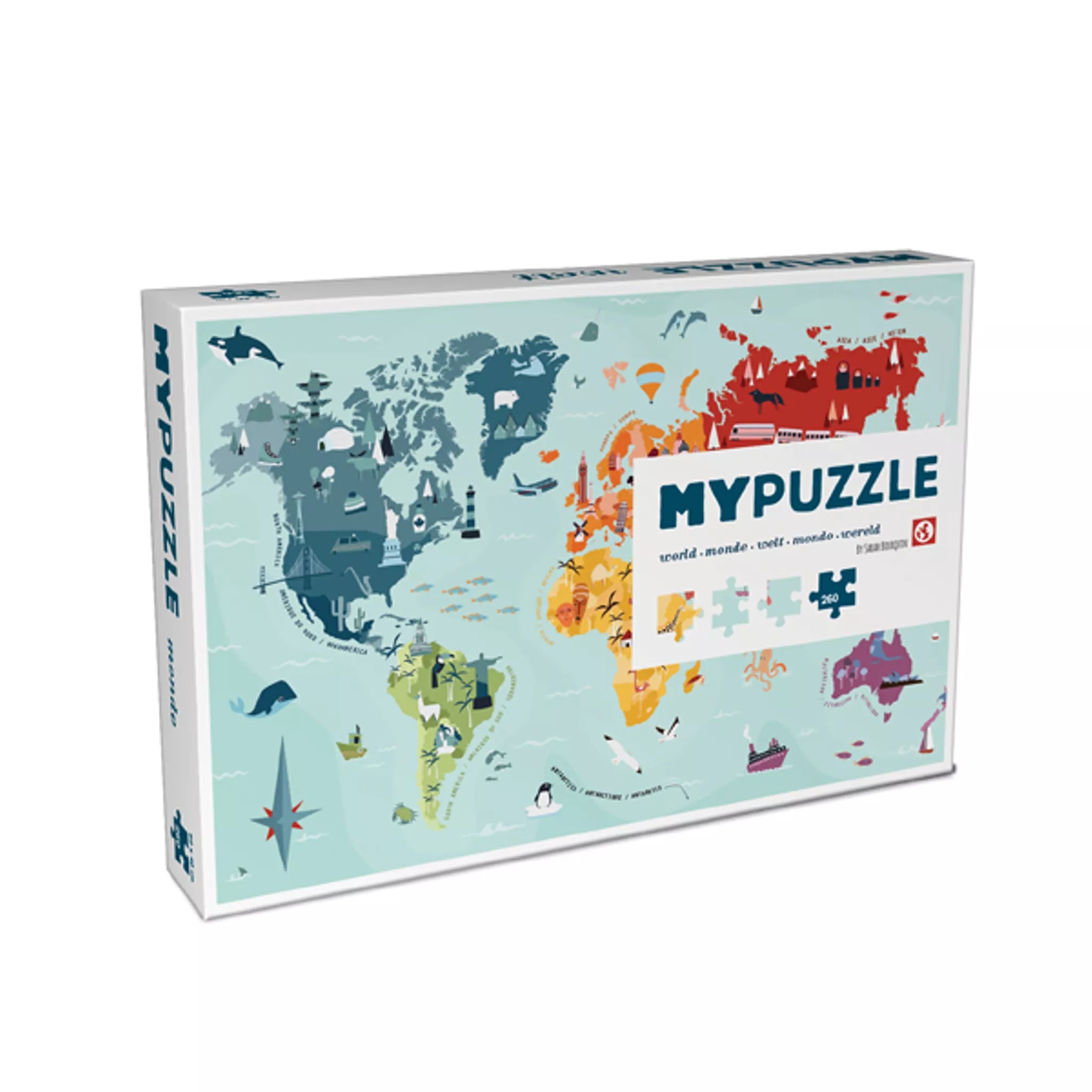 My Puzzle - World - 260 Pieces