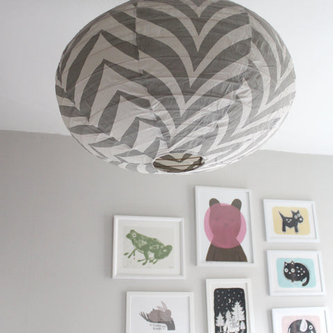 zebra lampshade