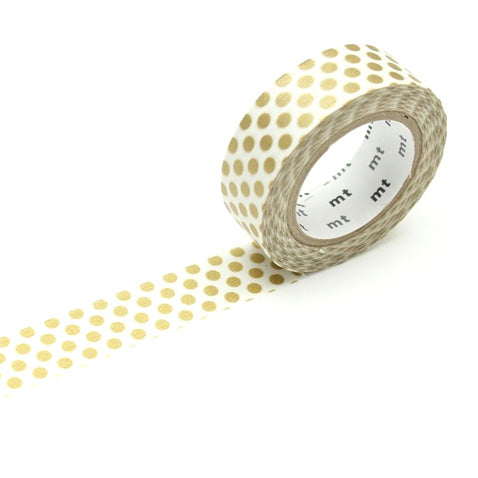 Gold Dotted Pastel Washi Tape Set base Price 0,43 EUR / M 