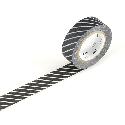 MT Washi Masking Tape - 25mm x 7M - Dotted Line Black