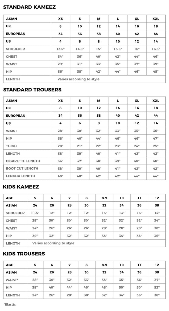hm kid size guide