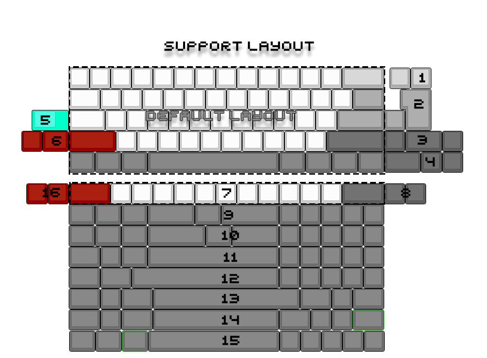 A Customizable 60% Mechanical Keyboard PCB