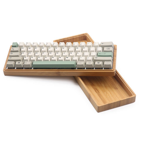 60 Bamboo Case Kbdfans Mechanical Keyboards Store