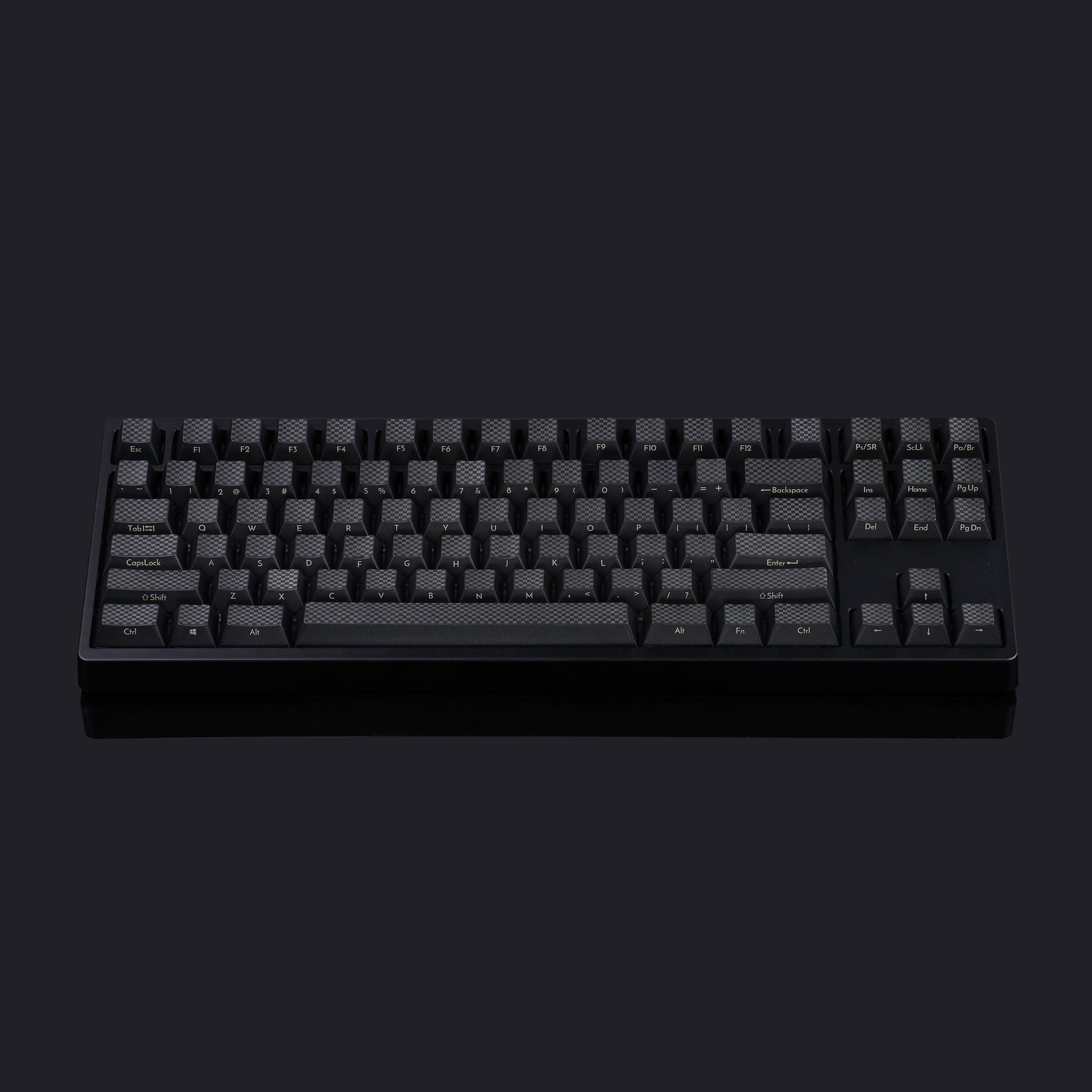 kbdfans pbt dynamic black keycap set