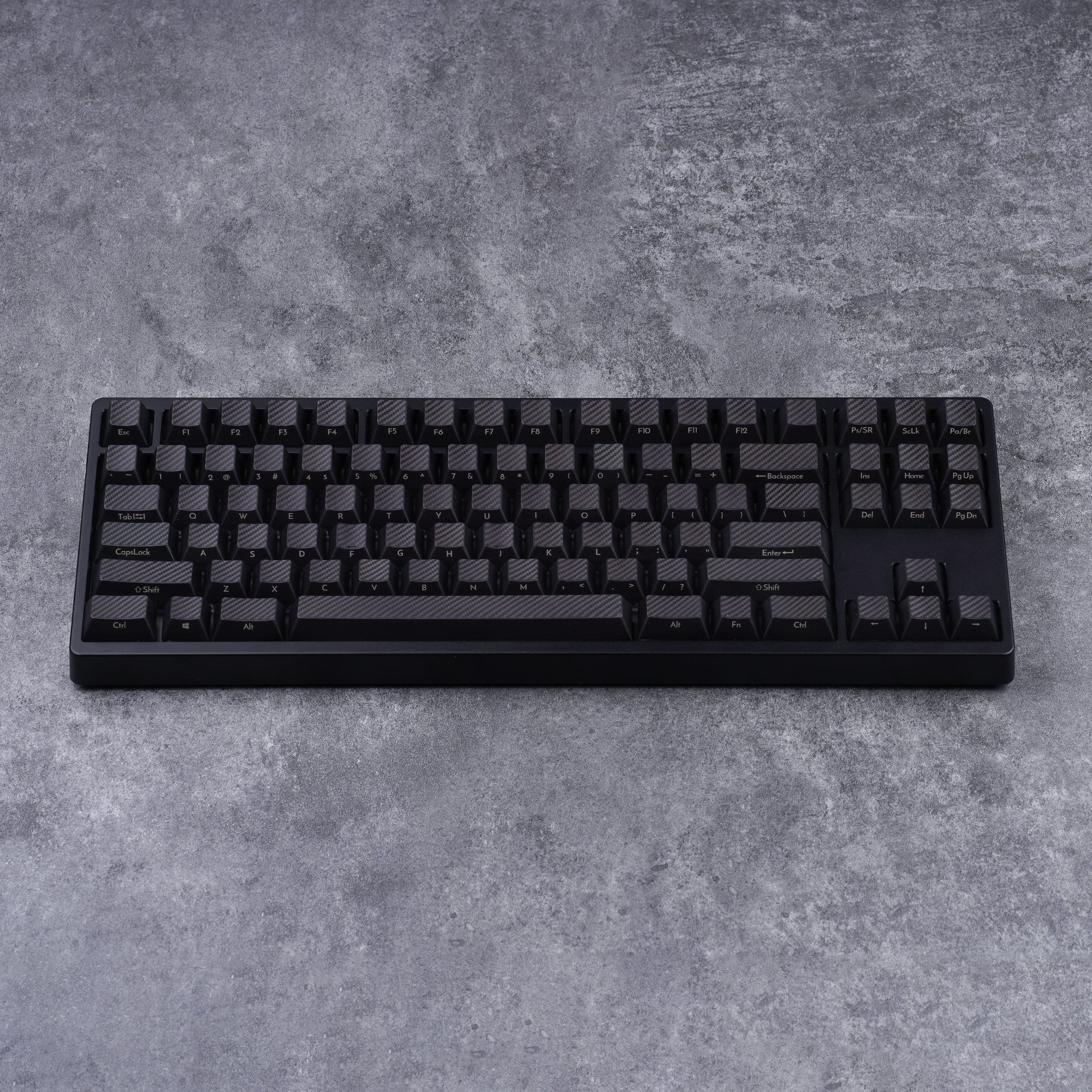 kbdfans pbt dynamic black keycap set