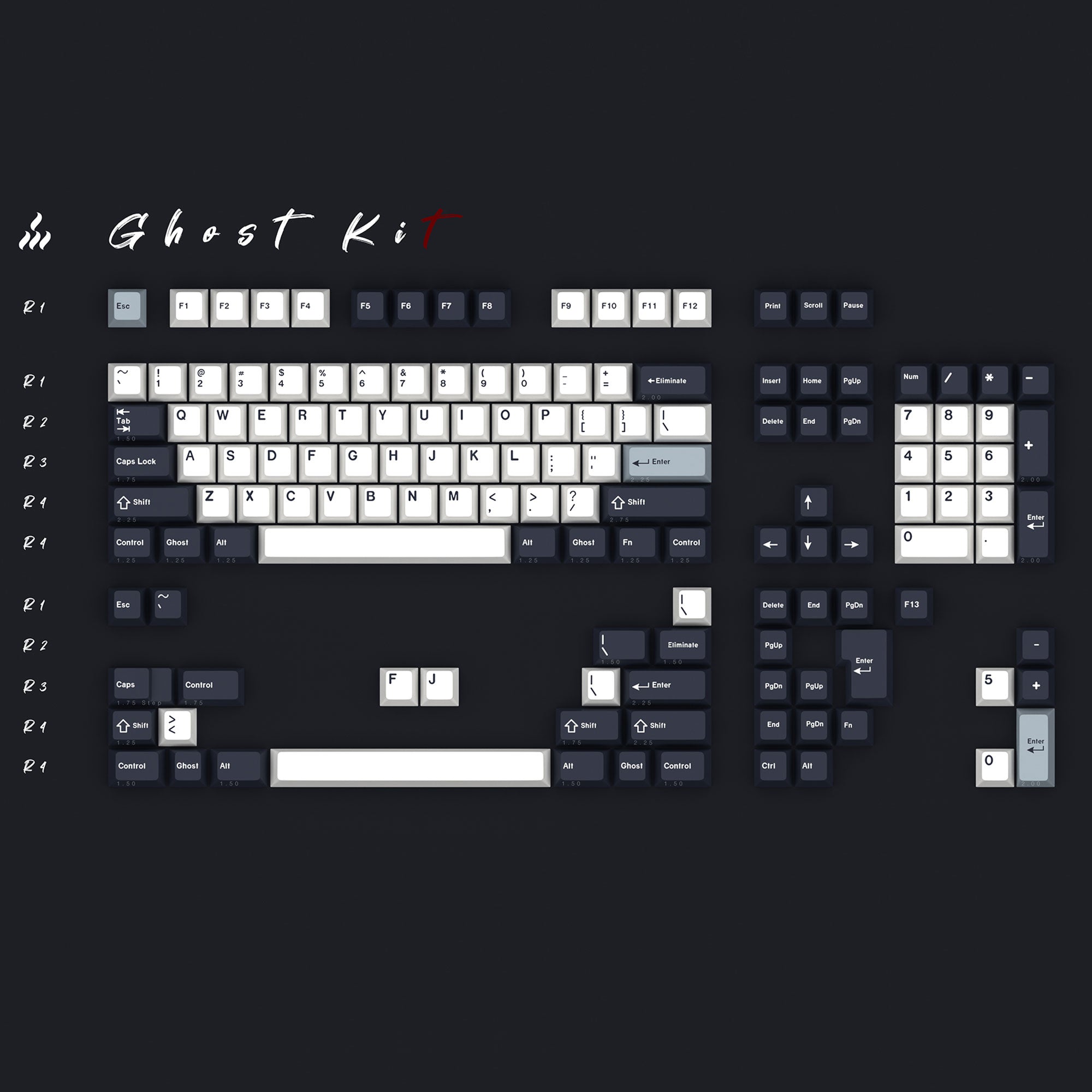 グリーン・ホワイト系 完成品♪ GMK AGENT 01 Base Set 未開封 新品 未