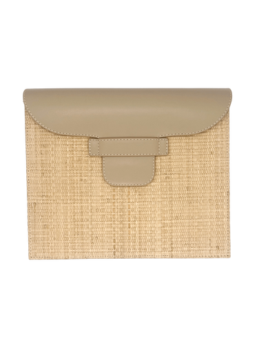 Beau & Ro Clutches Beige / OS The Maroc Collection | Box Clutch in Beige