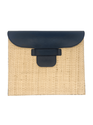 Beau & Ro Clutches Blue / OS The Maroc Collection | Box Clutch in Navy