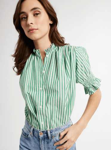 Mille Top Marnie Top in Kelly Stripe