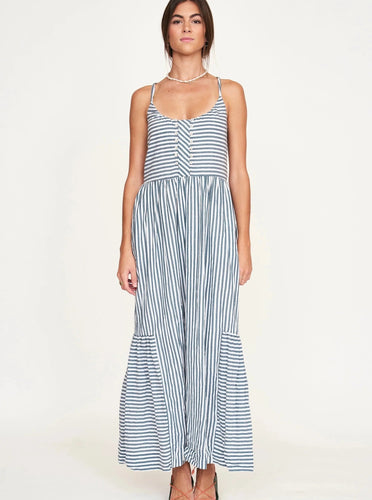 Mirth Dress Nosara Dress in Ocean Stripe