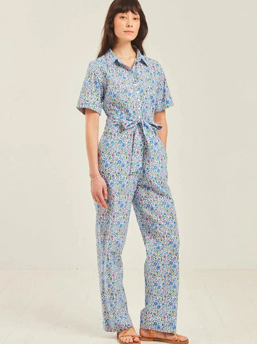 Pink City Prints Jumpsuit Flo Jumpsuit in Sky Meadow