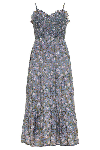 Anna Cate | Willow Midi Dress in Dream Floral