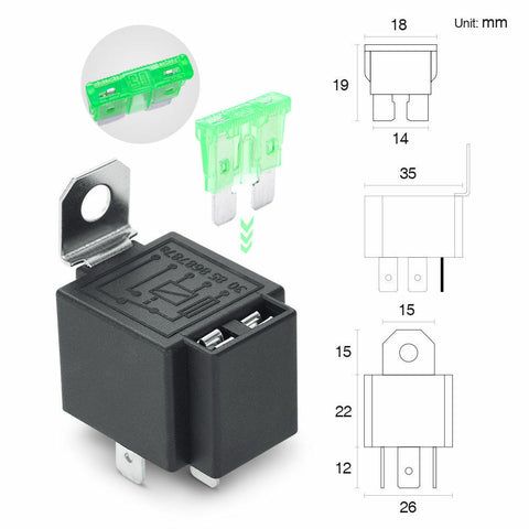 40 amp fuse relay