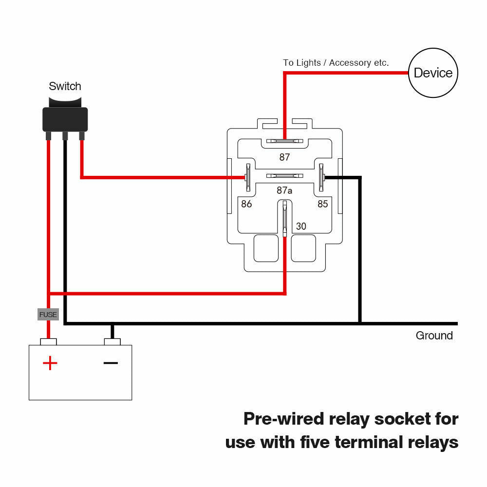 40 amp fuse relay