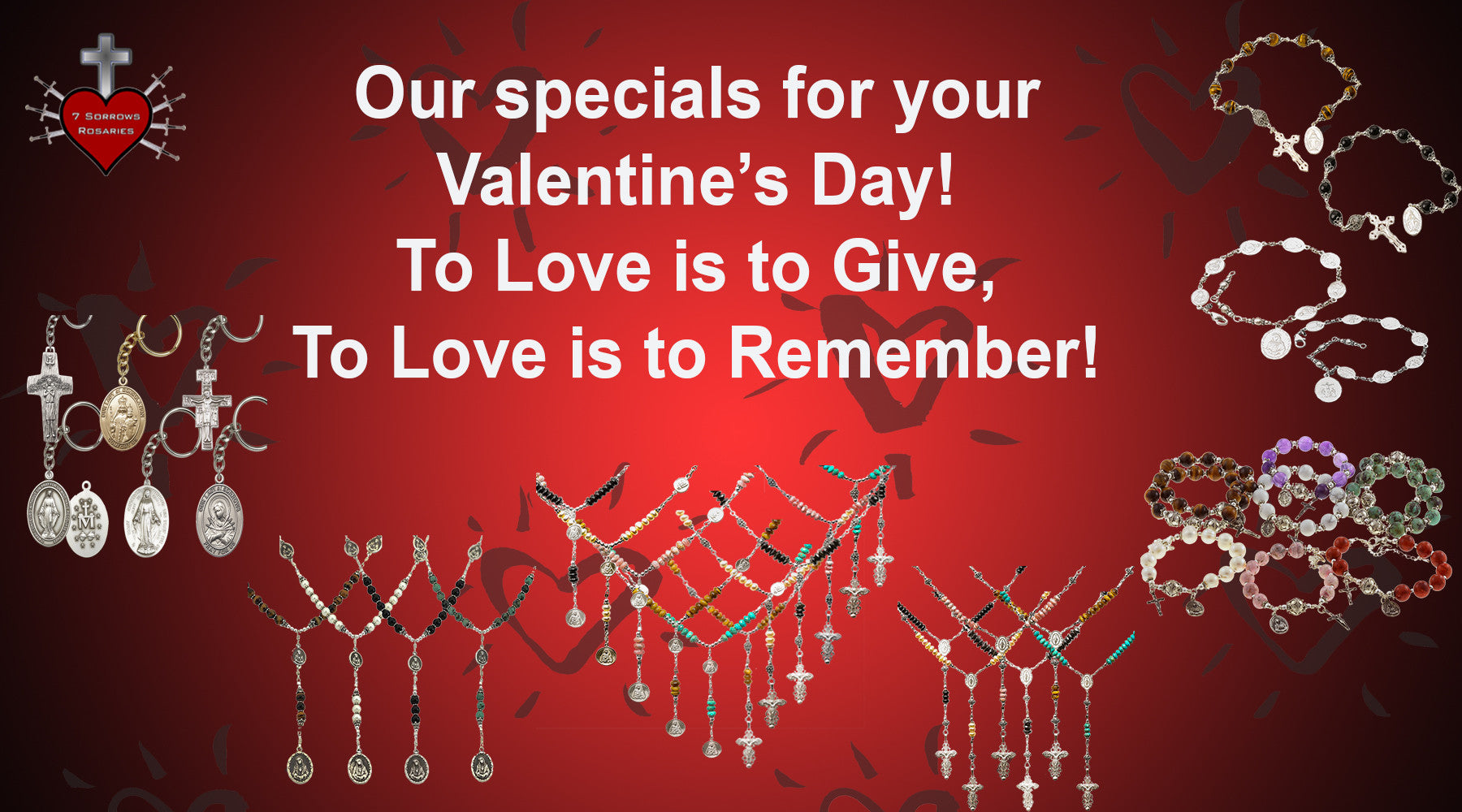 Start Getting Ready for Valentine's Day! Free Shipping in the USA for