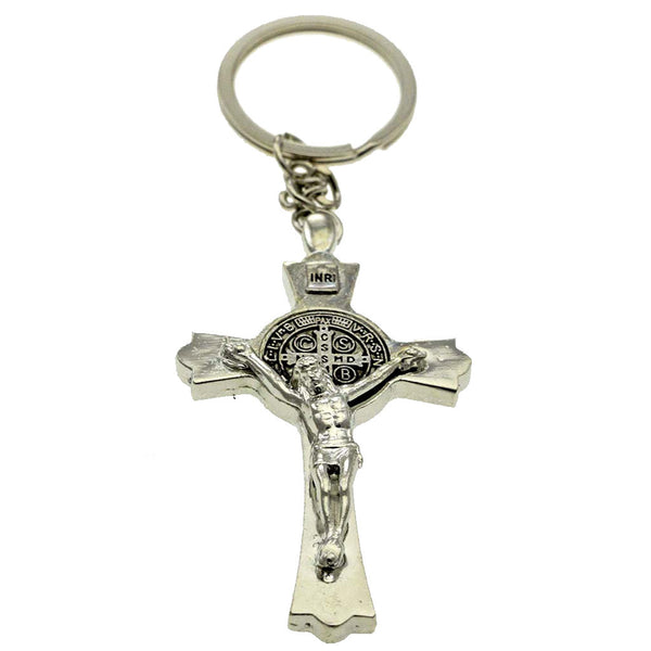 10 St Benedict Crucifix Keychain with a Prayer Booklets - 7 Sorrows ...