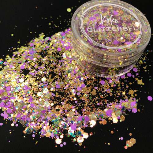 Cosmetic Grade Glitter//Cupcake//Chunky Glitter Mix//Solvent  Resistant//Makeup Glitter//Nail Art//Body Glitter//Lip Gloss//Bulk Glitter