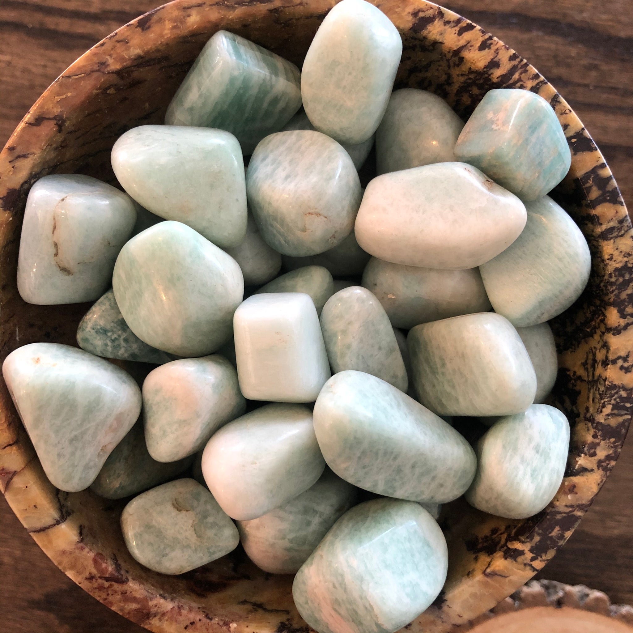 Amazonite Tumbled Stone Recircle Home