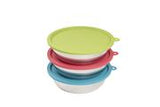 Messy Mutts 6 piece set (bowls and covers) 1 1/2 Cup Measurements