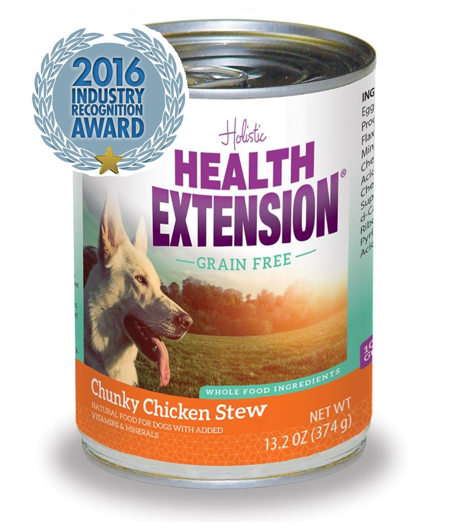 Holistic Dog Can Food Health Extension Chunky Chicken Stew 13.2 oz ...