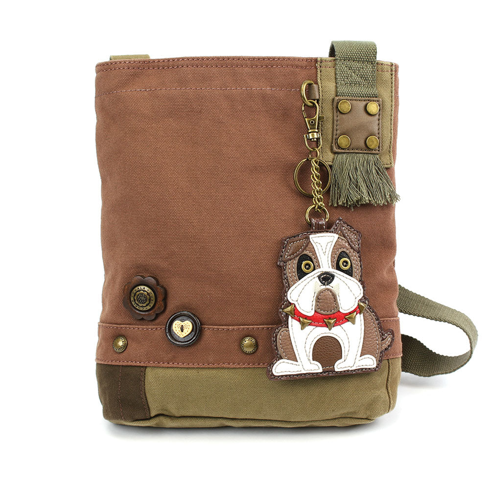 Chala Patch Bulldog cross body Messenger bags