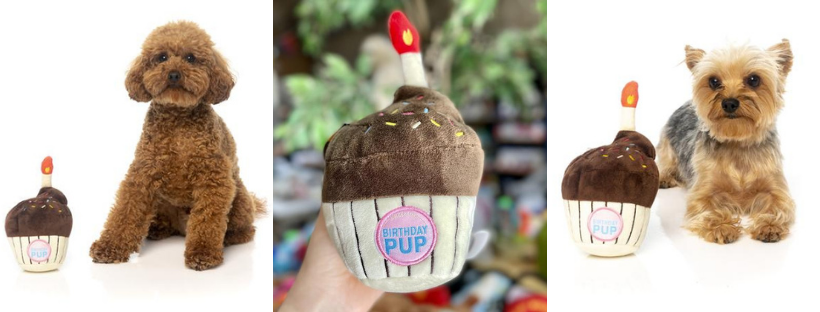 cupcake toy for dogs fuzzyard