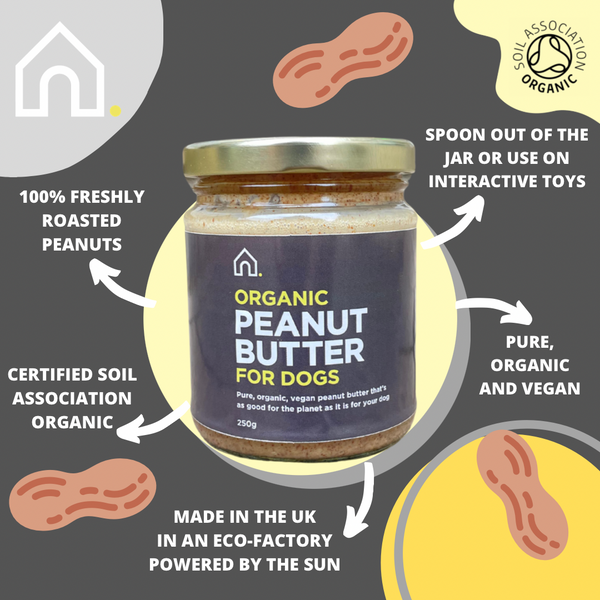 Organic Peanut Butter for Dogs | Made in the UK | Dog Friendly – Doghouse