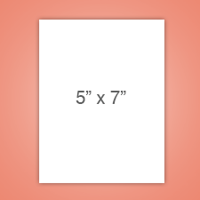 A7 full bleed converted envelope - Wholesale printing