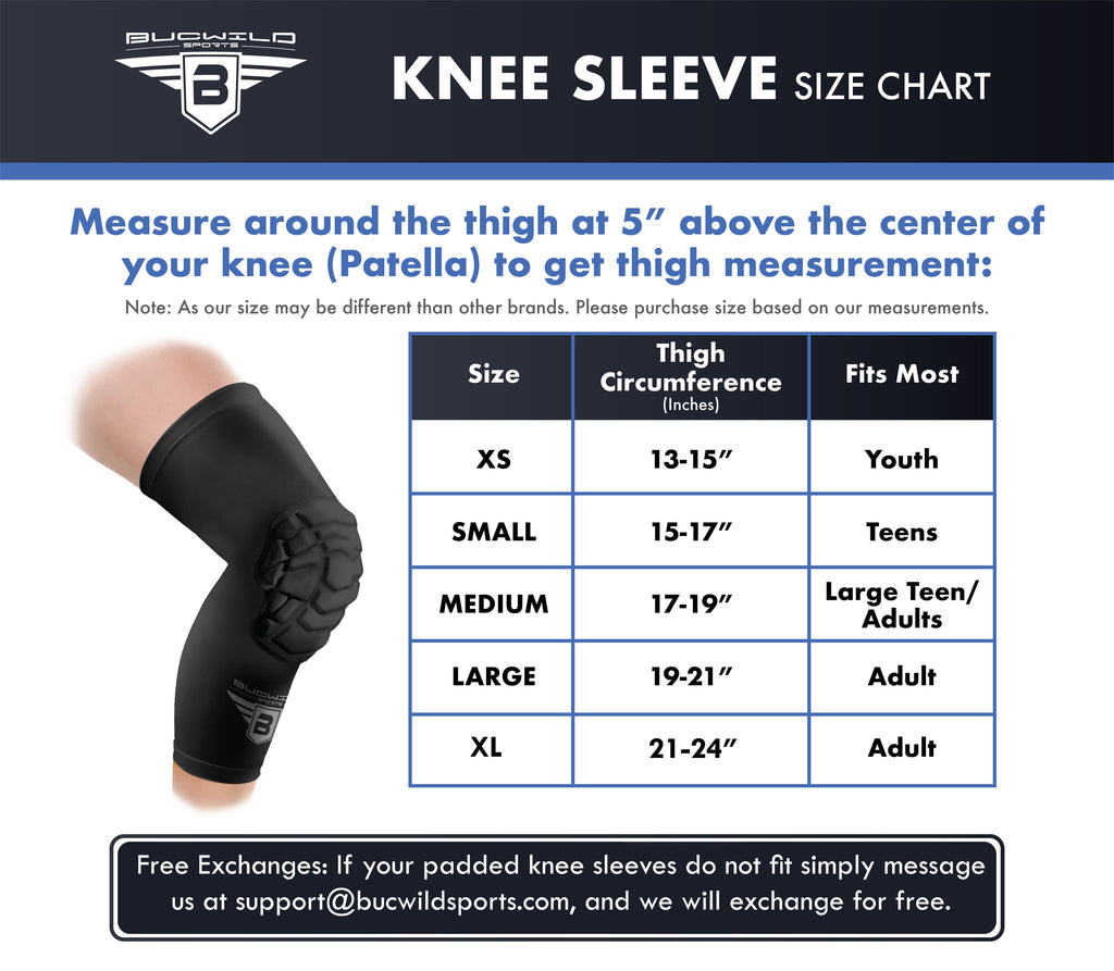 Nike Knee Pads Size Chart