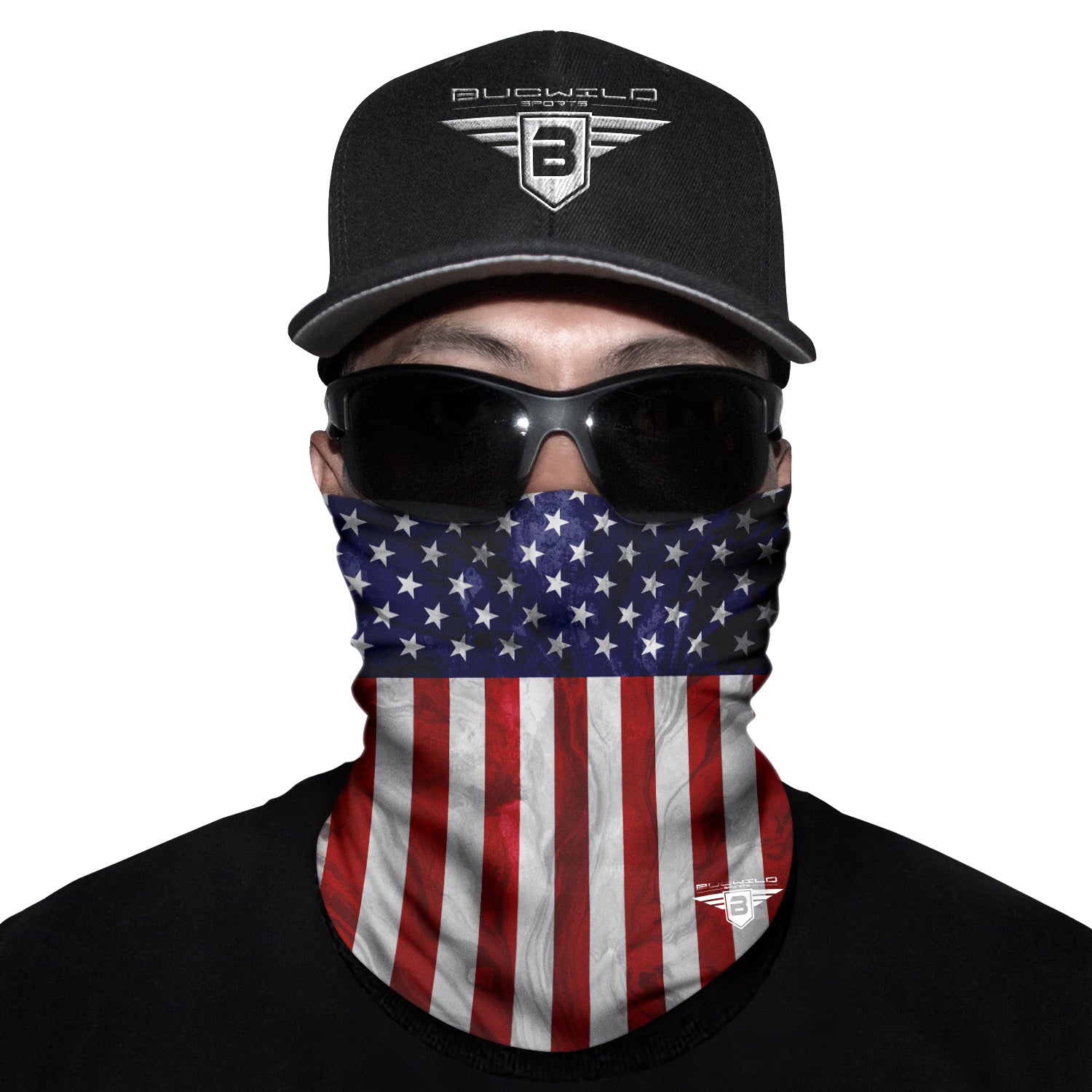 Usa American Flag Neck Gaiter Face Mask For Youth Adults Sizes For Toddlers Bucwild Sports