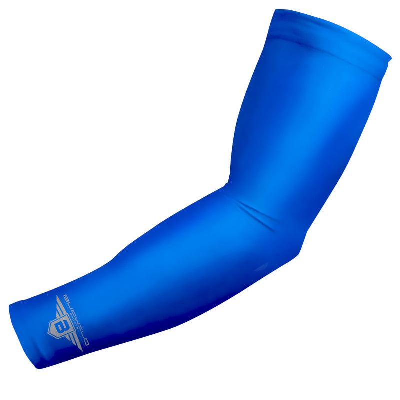 Bucwild Sports Royal Blue Compression Arm Sleeve Youth And Adult Sizes