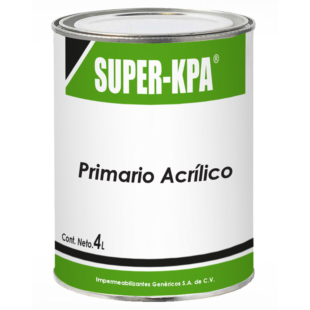 PRIMARIO ACRILICO 4L – Impermeabilizantes Genericos SA de CV