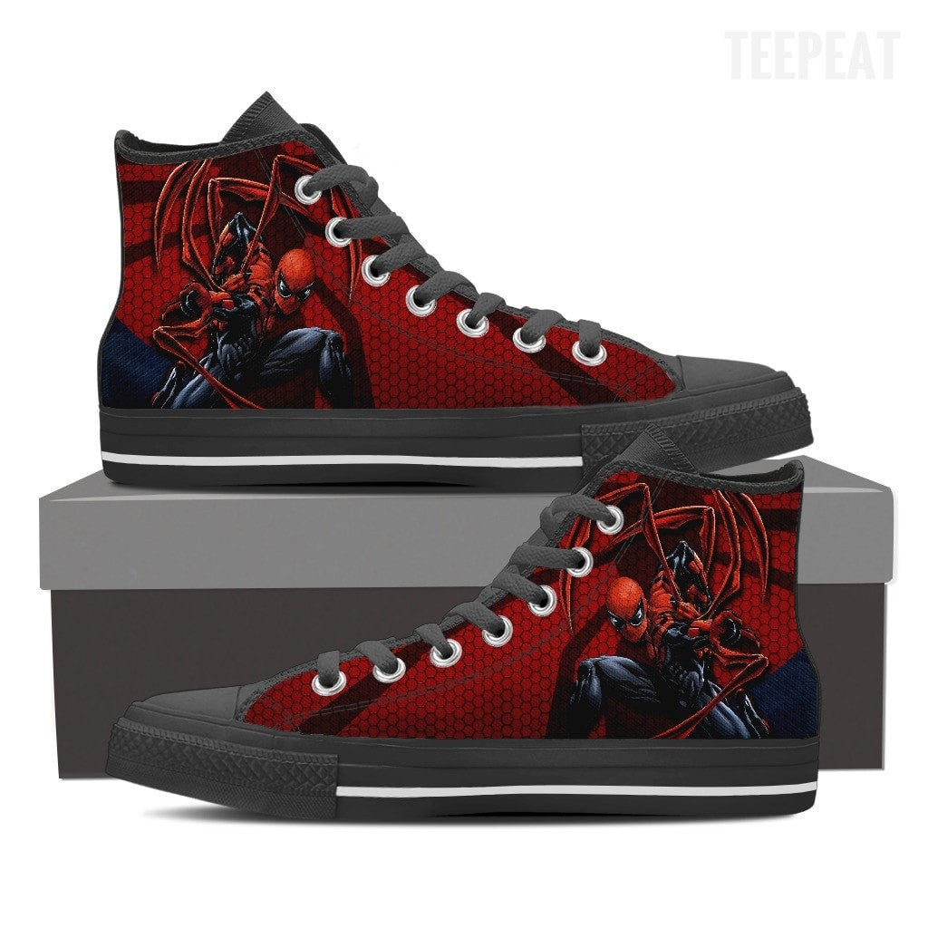Spider-Man High Top Canvas Shoes 