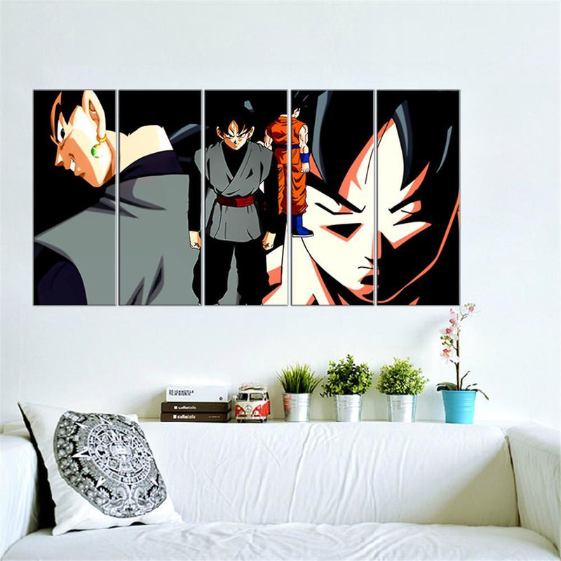 Dragon Ball Z: Goku Painting - 5 Piece Canvas - Empire Prints