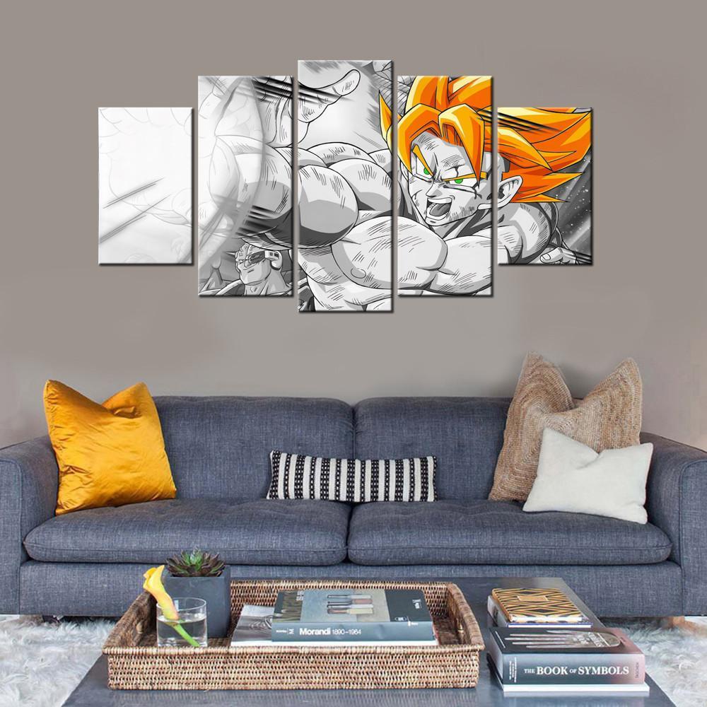 Dragon Ball Z - Super Saiyan 5 Piece Canvas - Empire Prints