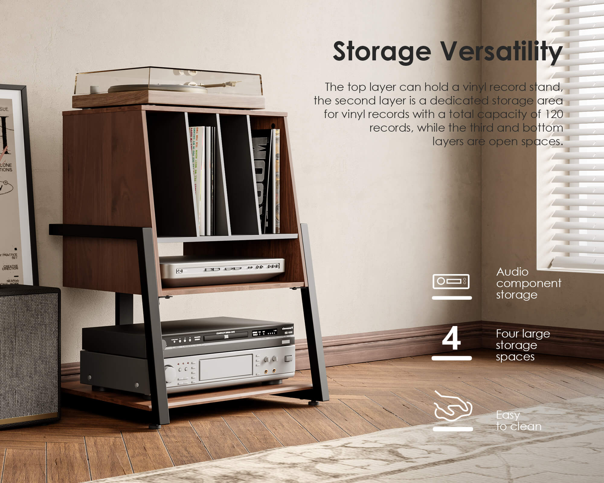 Eiffel RS05 Record Player Stand - Image 5