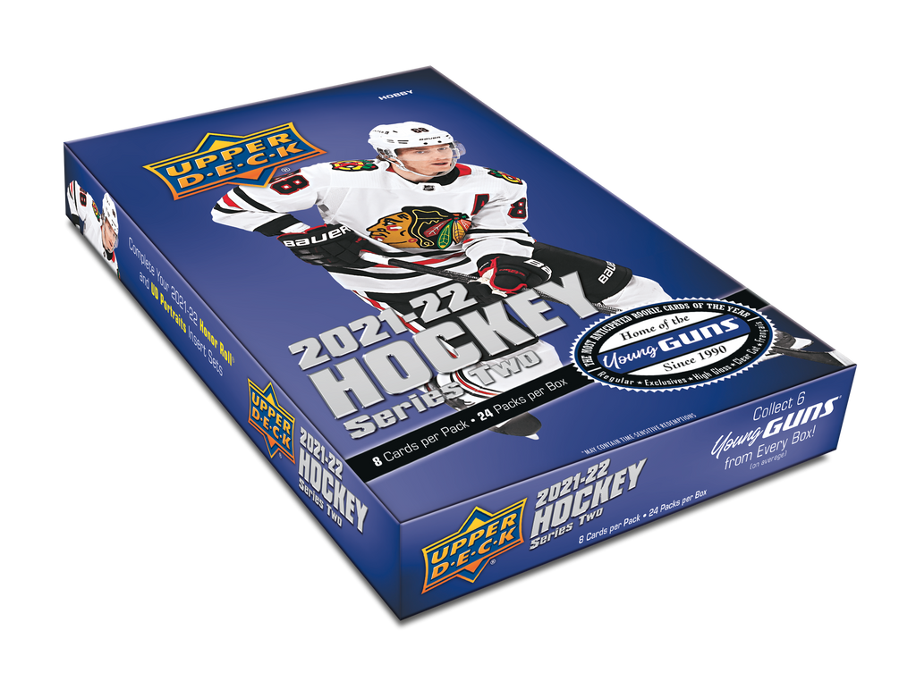 202122 Upper Deck Series 2 Hockey Hobby Box Wests Sports Cards