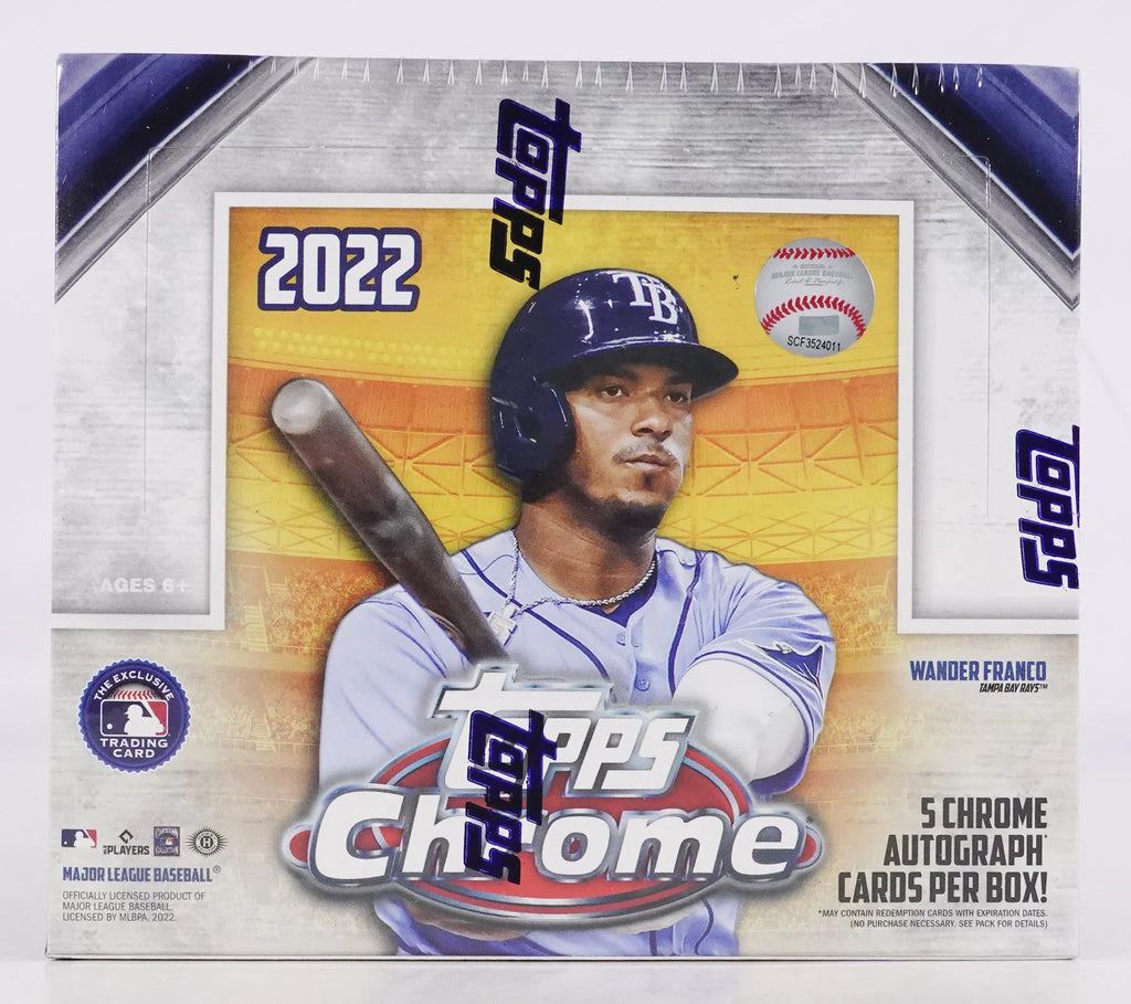 2022 Topps Chrome Baseball Hobby Jumbo Box + 1 SILVER PACK – Wests