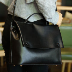Genuine Leather Brown Black Womens Handbag Crossbody Bag Shoulder Bag