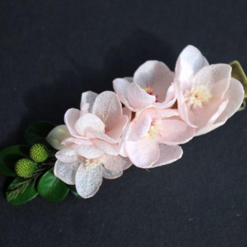 real flower hair clip