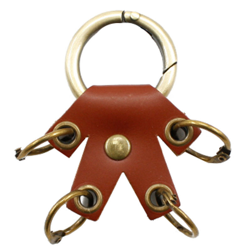 Cute Mini Keyring Keychain Handmade Leather Women Personalized Monogra – Evergiftz