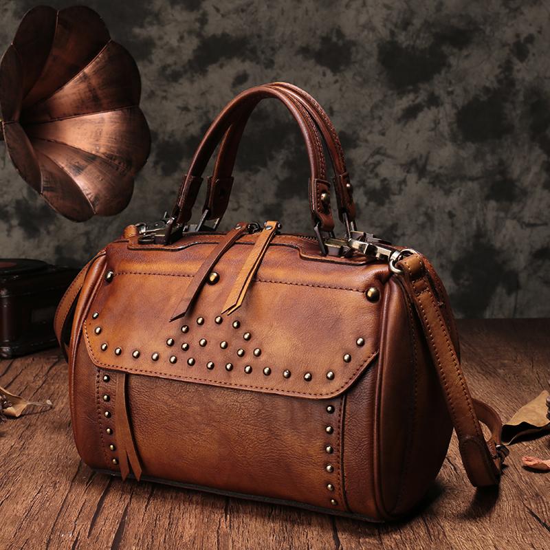 vintage leather handbags