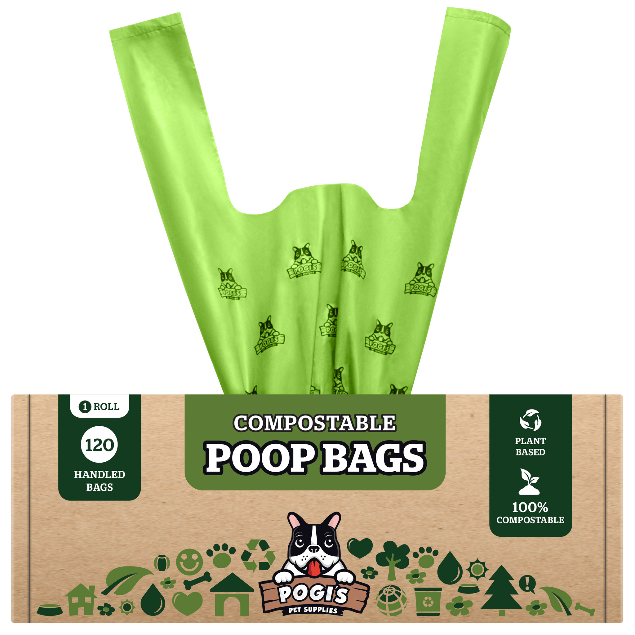 Compostable Dog Poop Bags With Handles