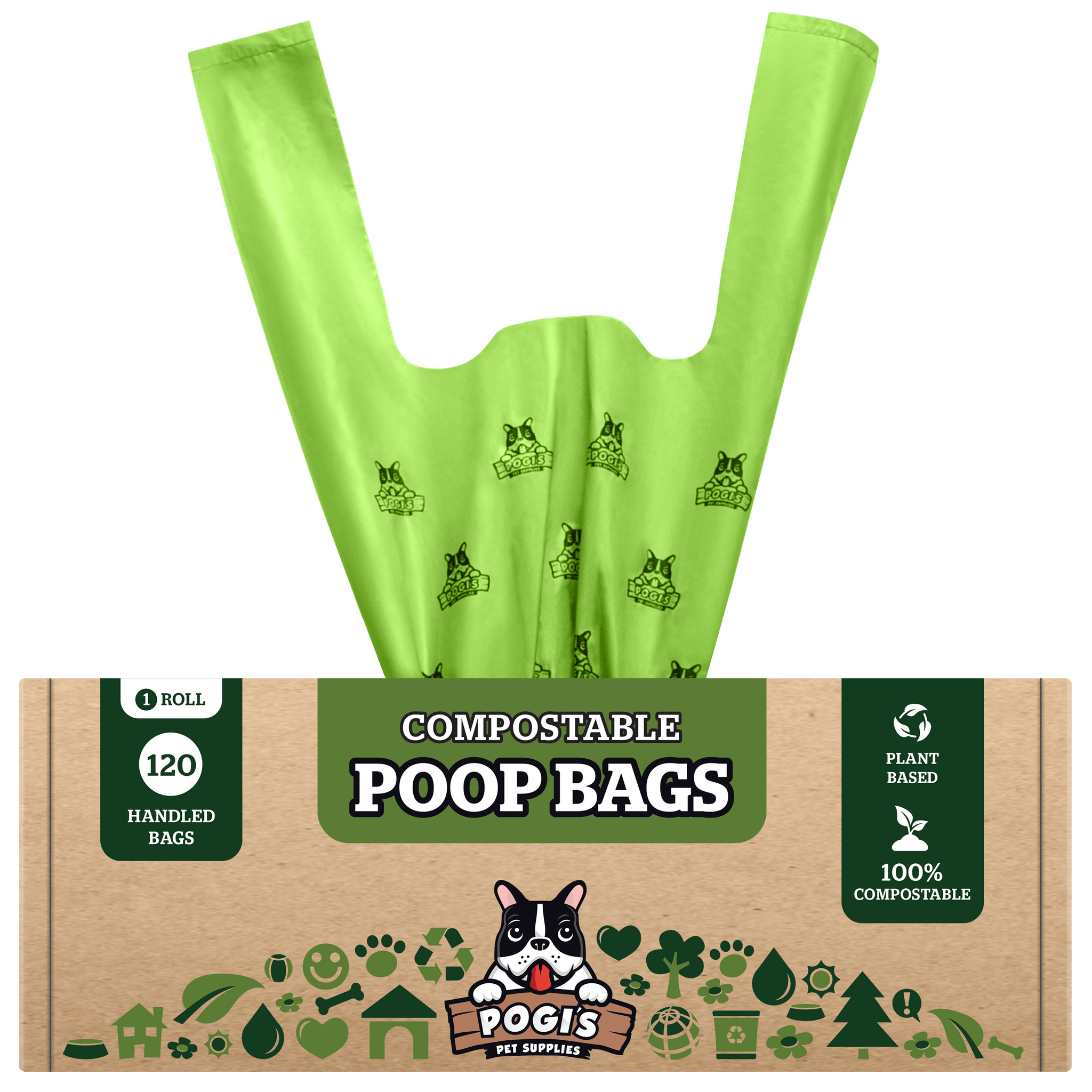 Compostable Poop Bags With Handles